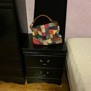 Colorful Patchwork Shoulder Bag